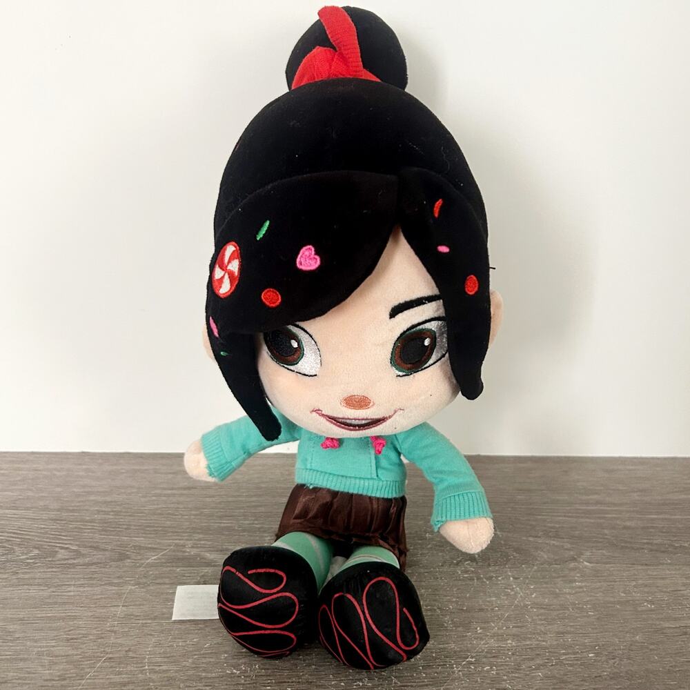 Disney Store Vanellope Von Schweetz Plush Doll Stuffed Toy Wreck It Ralph 13”